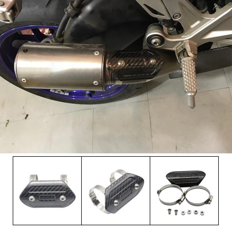 T49 мотоцикл SC racingproject средняя труба крышка выхлопная защита для cbf150 gsxr 1000 k7 c600gt yamaha
