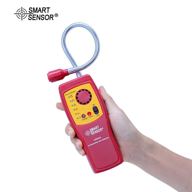 Цифровой газоанализатор AS8800 детектор утечки легковоспламеняющихся газов