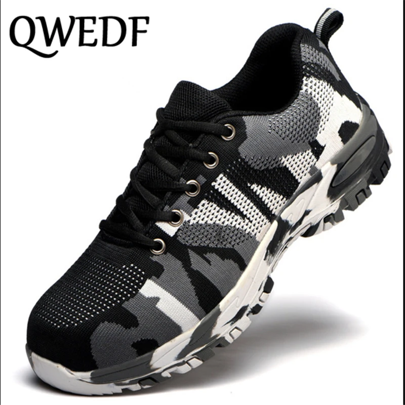 

Мужская обувь больших размеров; Рабочие ботинки; Уличная обувь со стальным носком; Прочная защитная обувь высокого качества с защитой от пр...