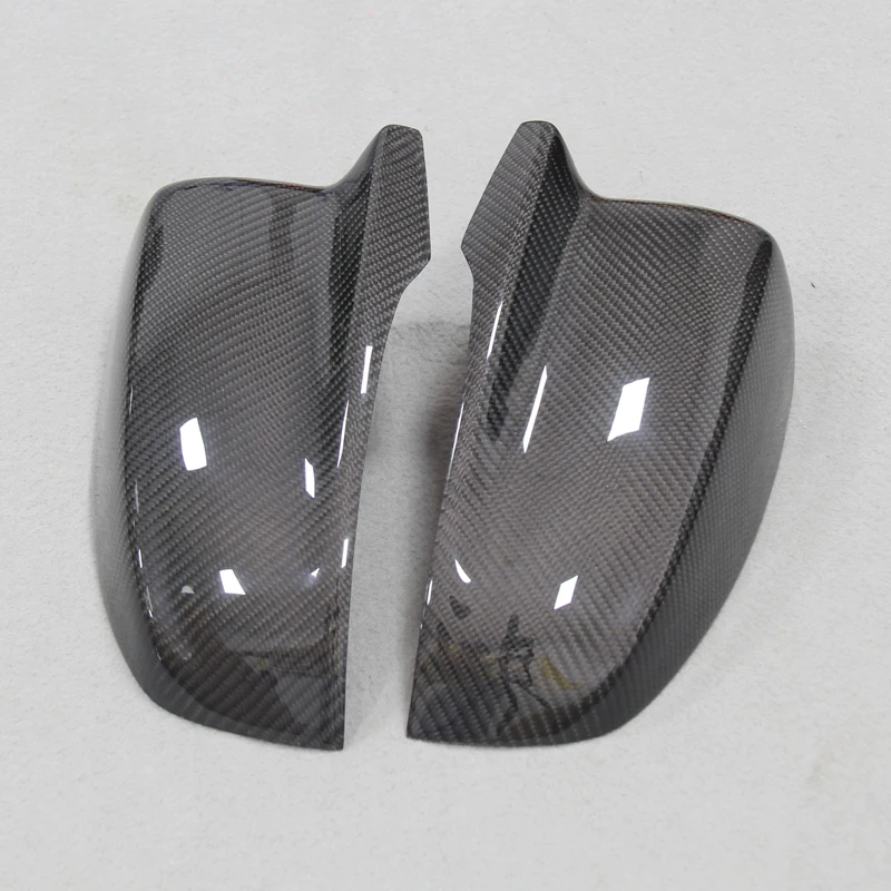 

For BMW E70 X5M E71 X6M Carbon Fiber Mirror Cover Rear View Caps Replacement & Add On Style 2008 2009 2010 2011 2012 2013 2014