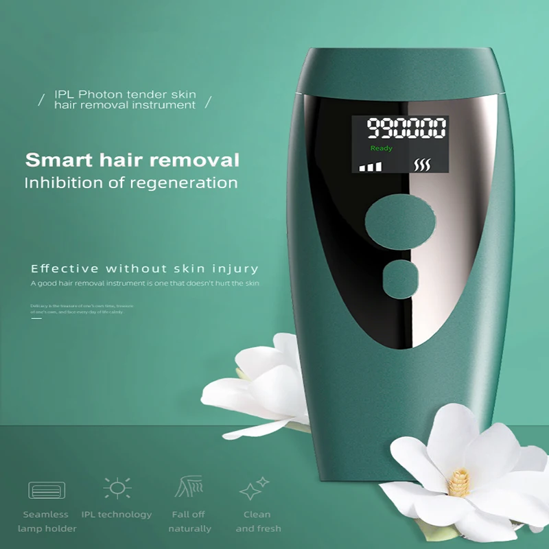 Новый 990000 вспышки лазерный эпилятор постоянное IPL лазерная эпиляция волос