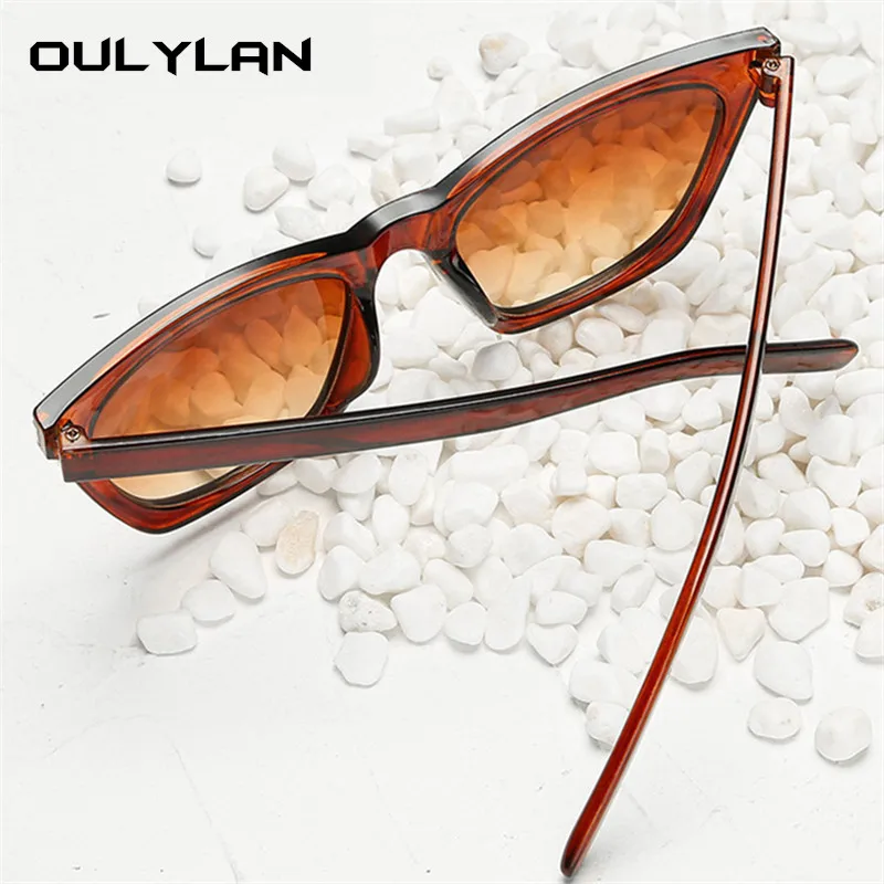 Солнечные очки Oulylan оверсайз женские модные солнцезащитные аксессуары кошачий