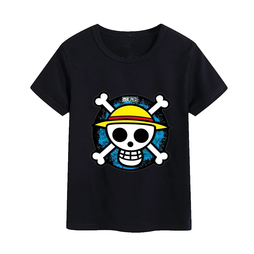 

New Anime One Pieces Anime New Children Clothing T-shirts Men Short Sleeve Man's T-shirt Tops Tees Hip Hop Boys Clothin T shirt