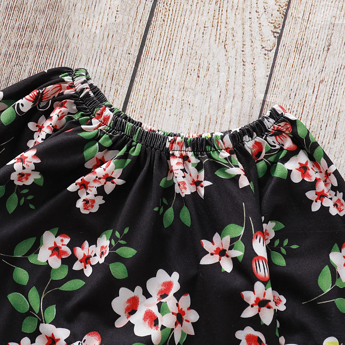 0-2 Years Jumpsuit for Newborn Baby Clothes Romper Long sleeve Flouncing Top Foral Cotton Off Shoudler Toddler Girls | Детская одежда и