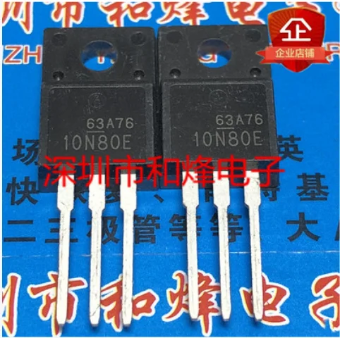 Бесплатная доставка 50 шт. 10N80E FMV10N80E TO-220F 800V 10A
