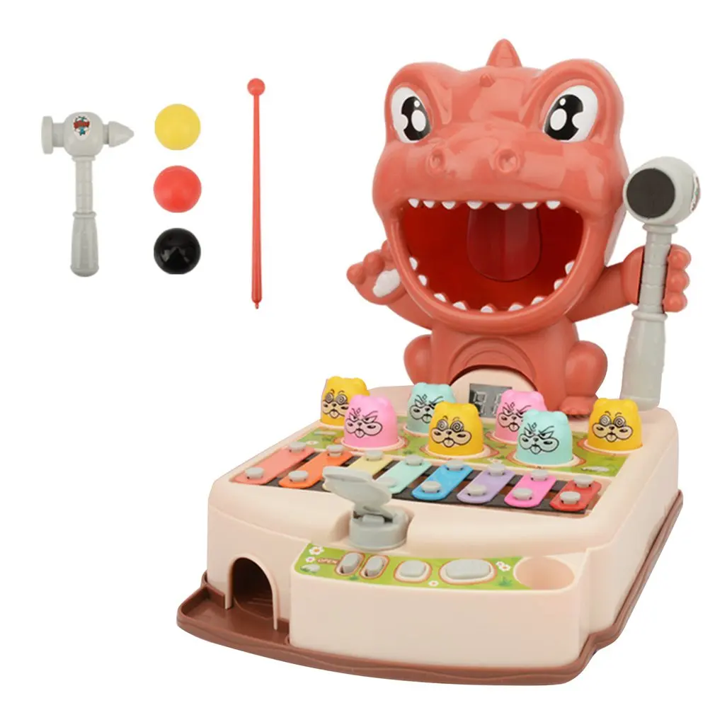 

Children Light Music Whac-A-Mole Toys Multifunctional Play Hit Hammering Game Educational Interactive Toys Christmas Gift