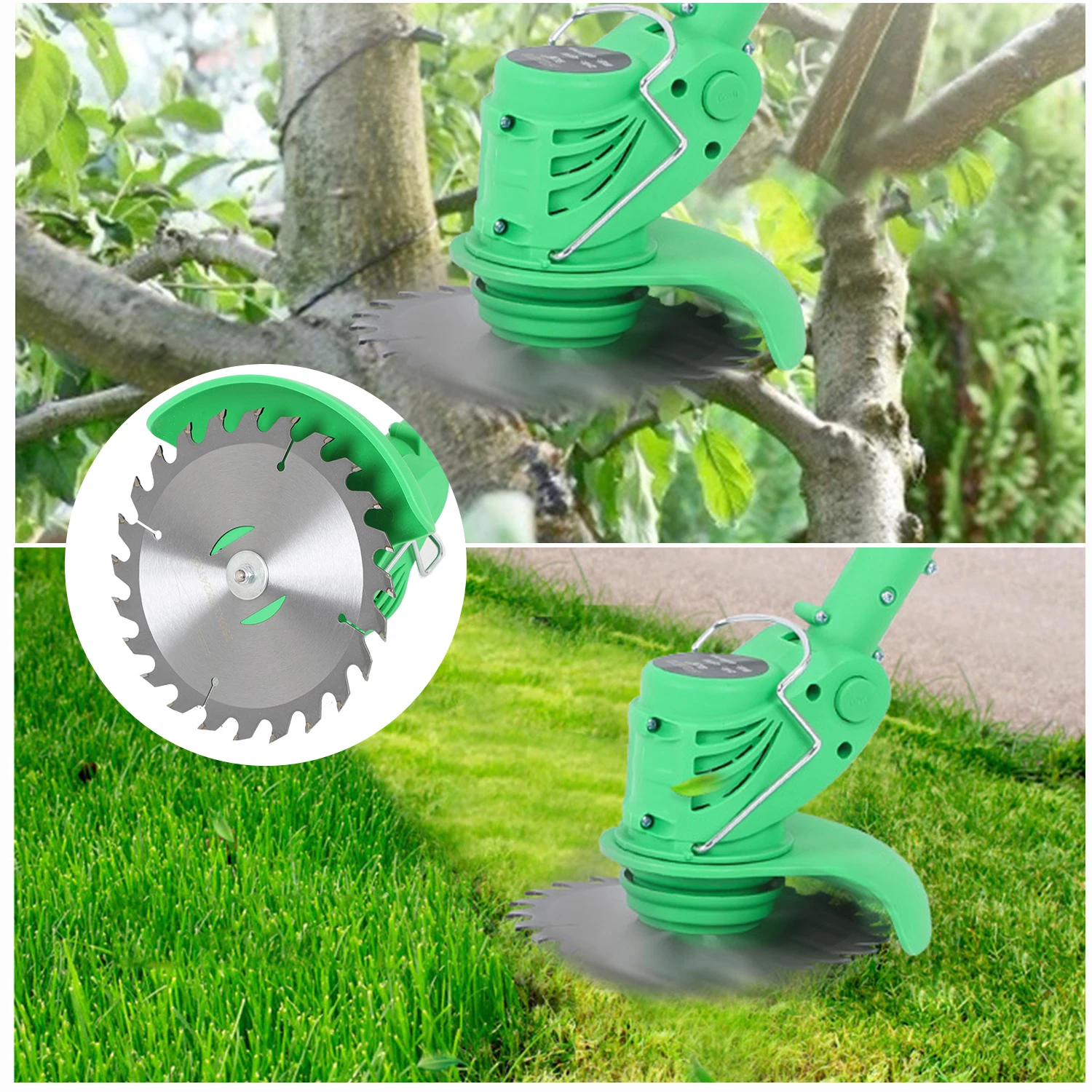 

6" 150mm 24 Teeth Lawn Mower Circular Metal Saw Blade Round Saw Cutter Electric Weeder Accessory for Garden Agriculture Use