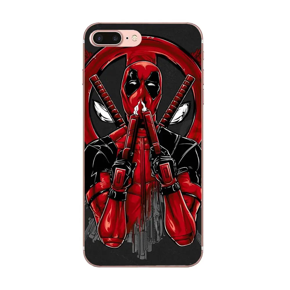 Защитный чехол из ТПУ для Huawei Honor 4C 5A 5C 5X 6 6A 6X 7 7A 7C 7X 8 8C 8S 9 10 10i 20 20i Lite Pro Comics Deadpool Classic |