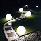 Светодиодный напольный светильник, уличная лампа, RGB LED светсветильник в виде шара для бассейна, сада, ландшафта, газона, настольная лампа