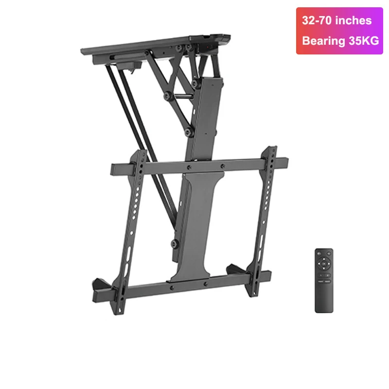 Электрический подвесной кронштейн для телевизора 32 ~ 70 дюймов складной держатель