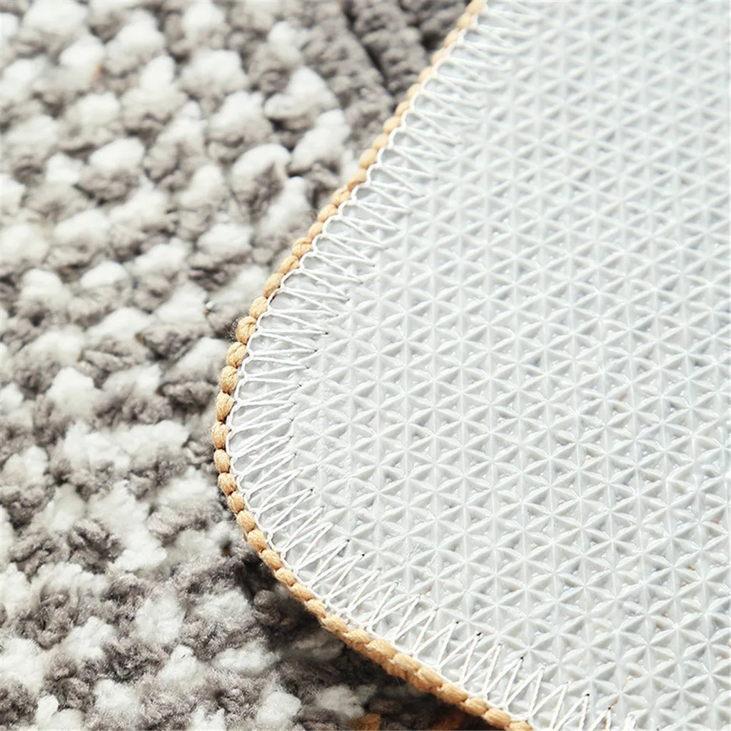 Толстый флокирующий домашний коврик износостойкий напольный для гостиной