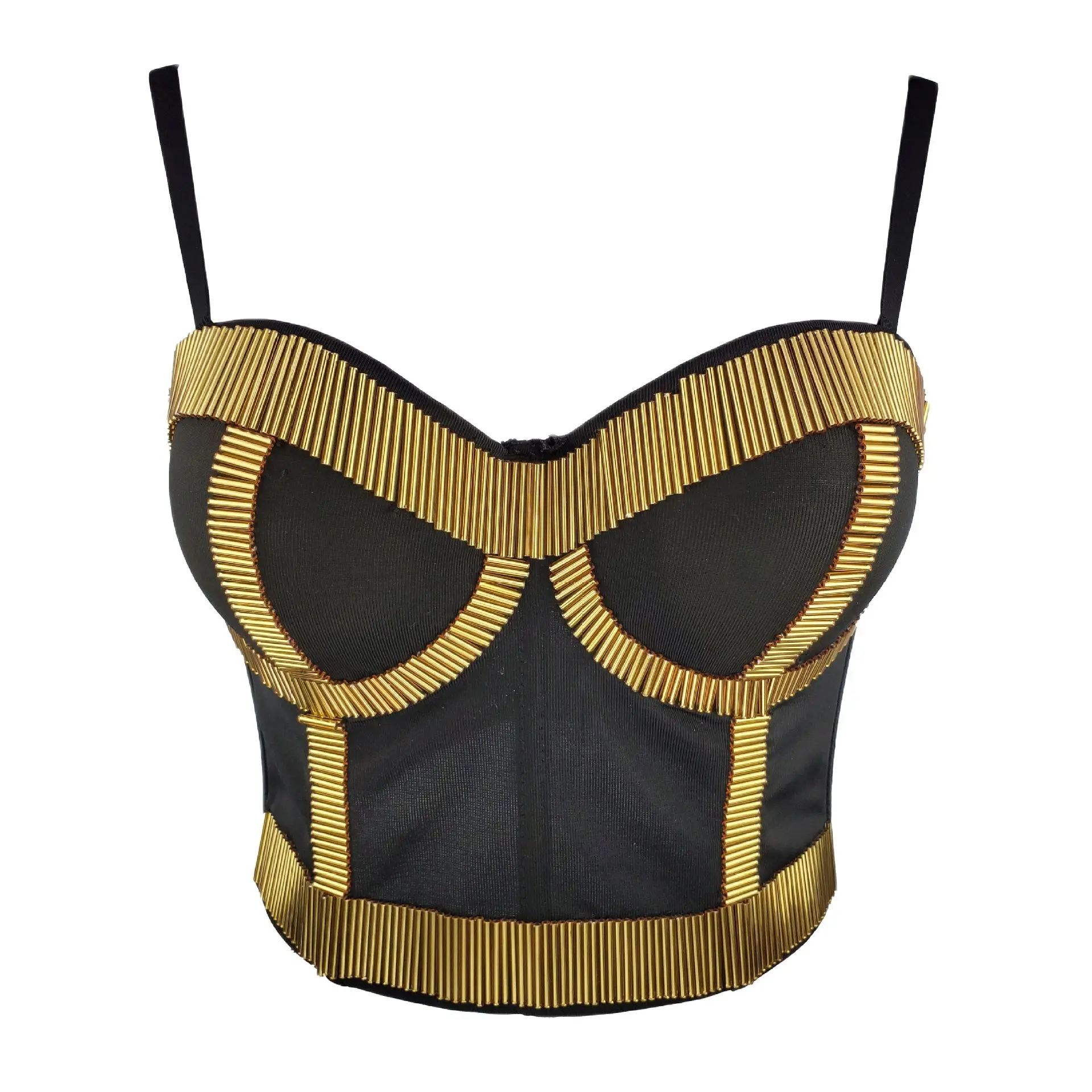 

2021Special fit nail bead bra suspender women's trend bra bustiers&corsets/camisoles&tanks crop tops tank top pink bra lingerie