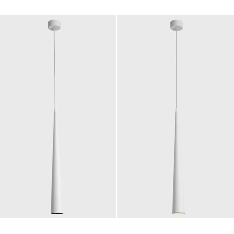 С регулируемой яркостью COB конический светодиодный современный подвесной