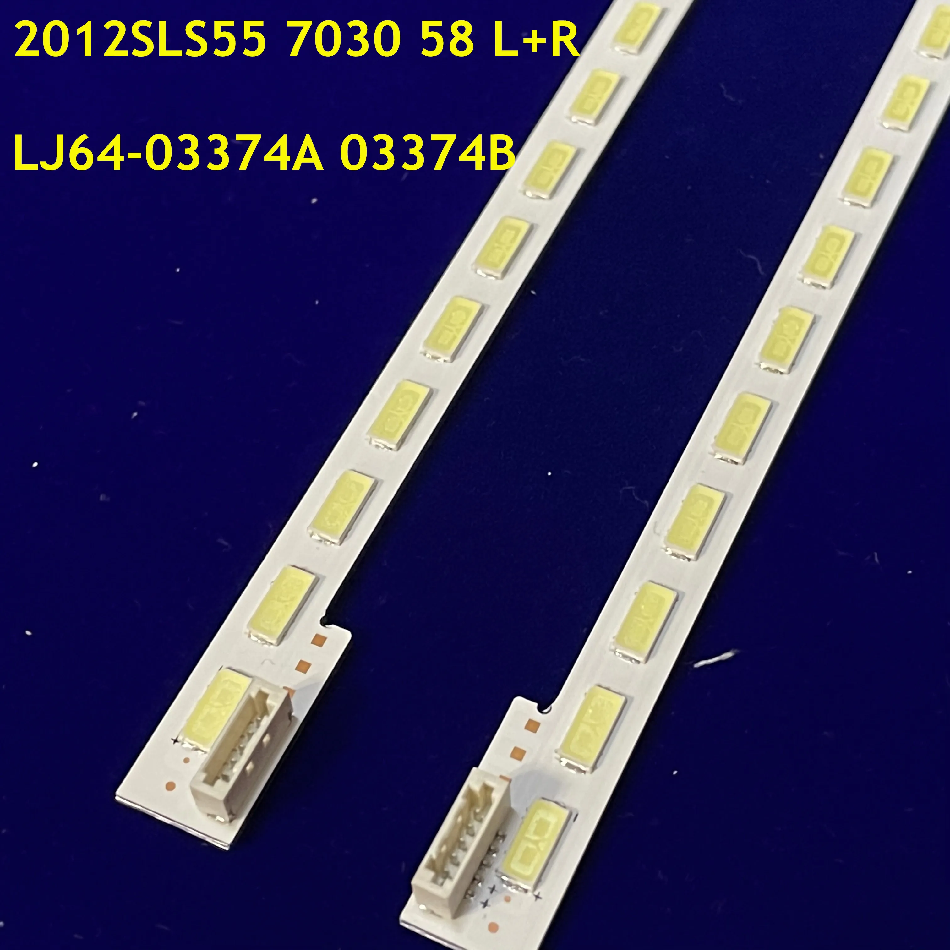 10pcs LED Backlight Strip for KDL-55HX755 KDL-55HX750 KDL-55EX640 KLV-55EX630 KLV-55EX630 2012SLS55 7030 58 L R LJ64-03374A