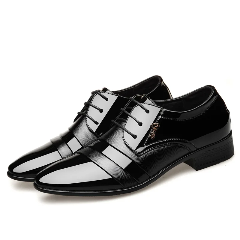 

Men Formal Shoes Italian Brand Men Wedding Shoes Coiffeur Evening Dress Elegant Shoes For Men Fashion Plus Size 2020