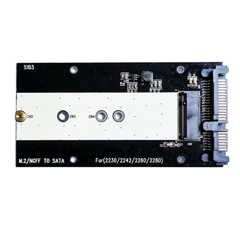 M.2 to SATA3 SSD Solid State Drive Riser Card Support 2230/2242/2260/2280 Box Adapter | Компьютеры и офис