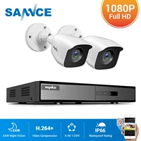 sannce 4ch dvr cctv system 2pcs4pcs 2mp ir outdoor security cameras 1080p tvi cctv dvr 1280tvl surveillance kit