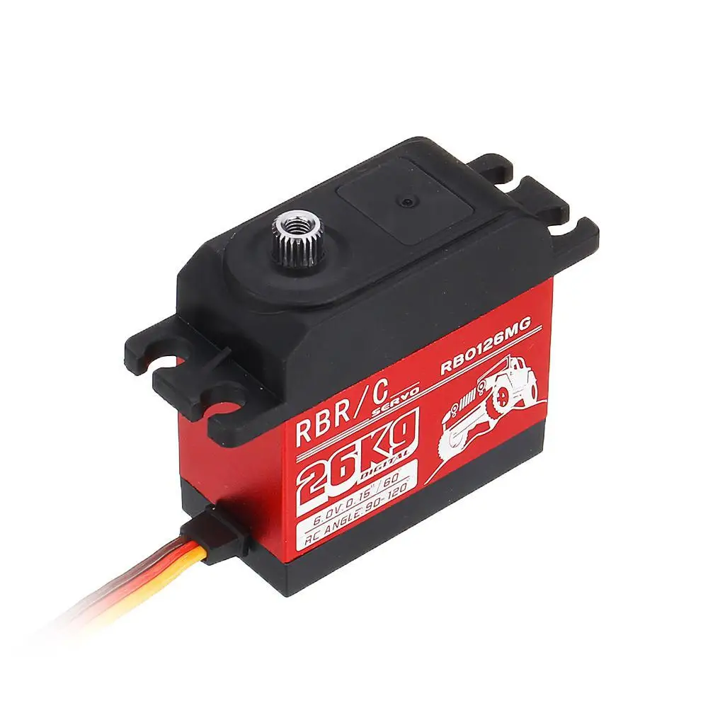 RBR/C RB0126MG 26 кг 90 ° 120 большой крутящий момент цифровая металлическая Шестерня