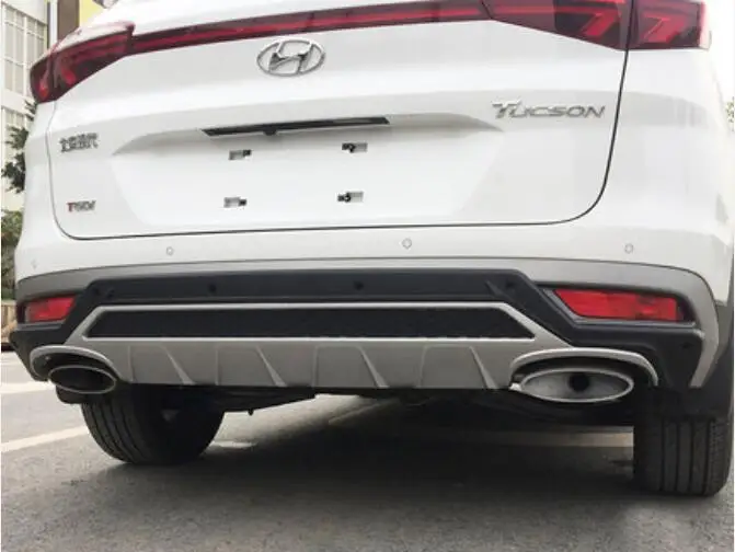 Новый Tucson ABS Хромовая автомобильная пленка для передней панели + задние защитные