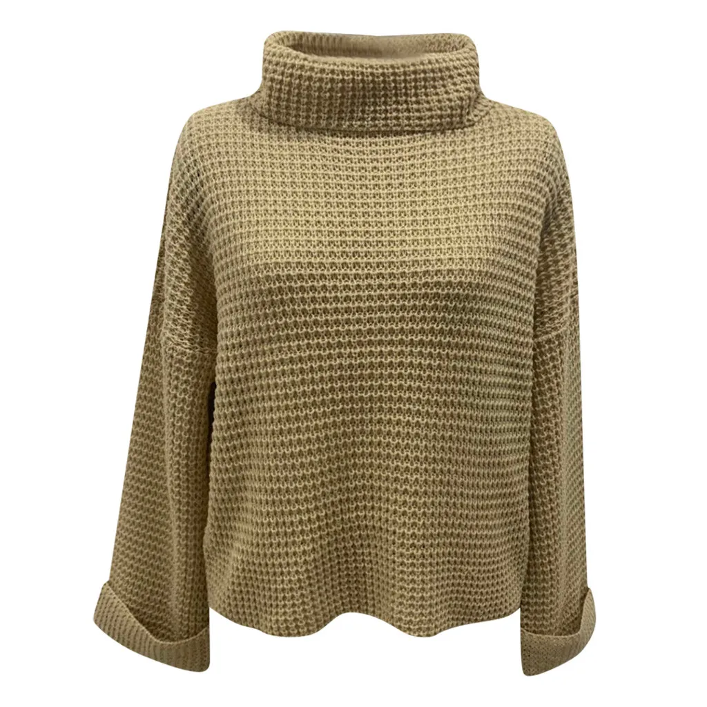 SAGACE 2020 warm Long Kintted Sweater Women Oversized Winter Pullover Female Plus Size Pull Femme Tops Solid color | Женская одежда