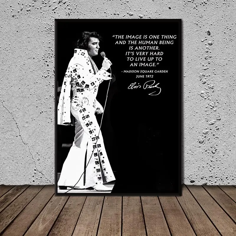 

Elvis Allen Presley Poster Canvas Painting Abstract Art Poster Print Oil Painting Bedroom Hotel Wall Art Painting Pictures