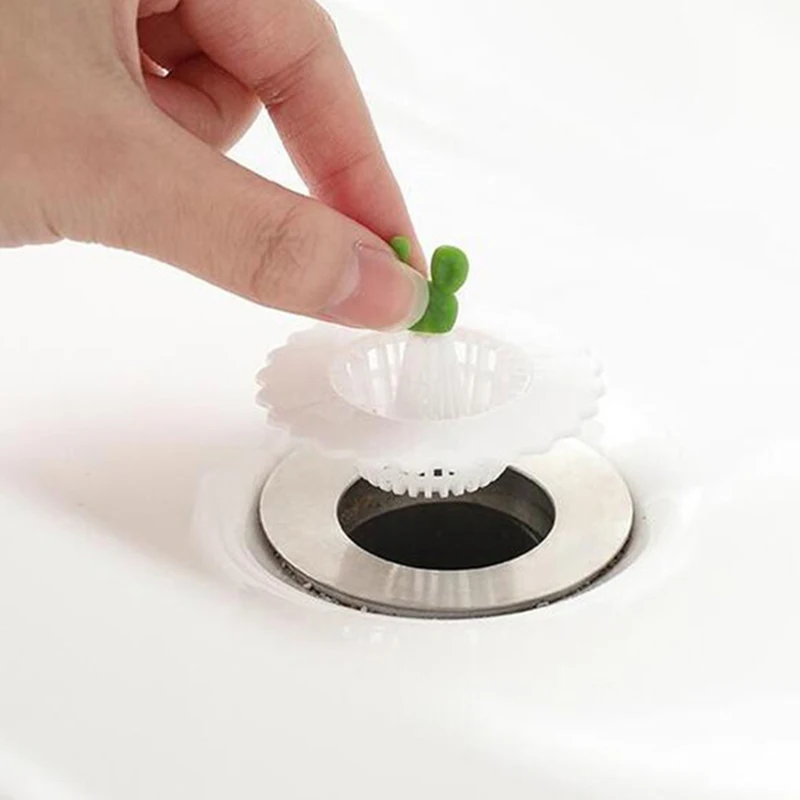 

5PCS Drain pipe filter sink anti-clogging floor drain bathroom accessories bathtub filter sewer drain filter plug