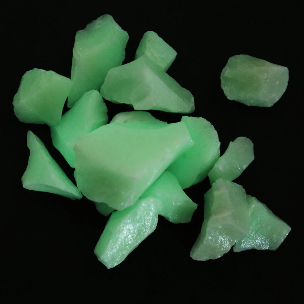 

100g Luminous Glow Stones Glow In Dark Stone Rock Pebbles For Home Garden Fish Tank Decor