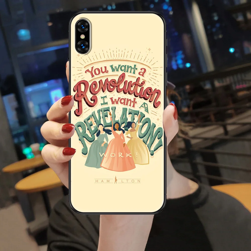 Чехол для телефона с музыкальными мотивами Гамильтона корпус корпуса iphone 5 5s se 2 6