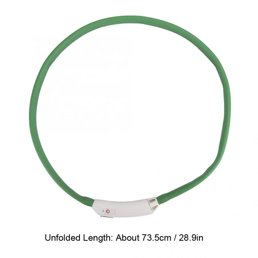 Ошейник для собак и кошек товары домашних животных светодиодный светящийся