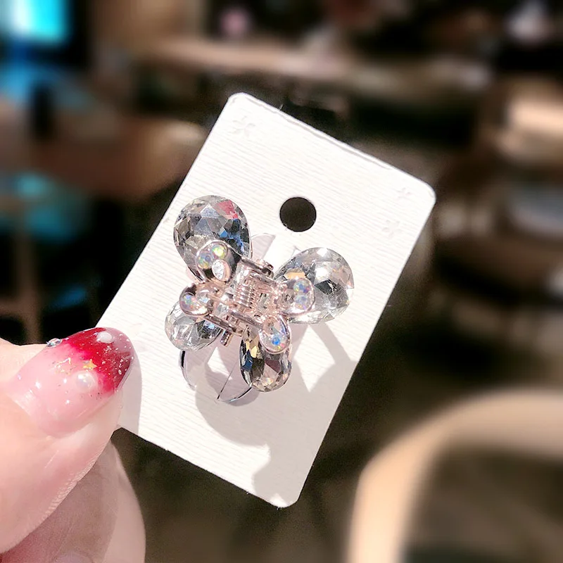 

Hair Crystal Clip Butterfly Claw Accessories Headband Ornament New Women Luxury
