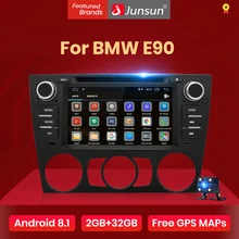 Junsun Android 8 1 Автомобильный DVD Радио для BMW 3 серии E90 E91 E92 E93
