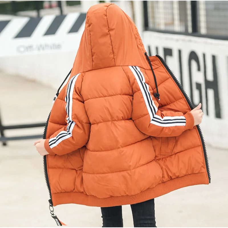 Детские зимние пальто для мальчиков и девочек Плотные хлопковые куртки Теплый