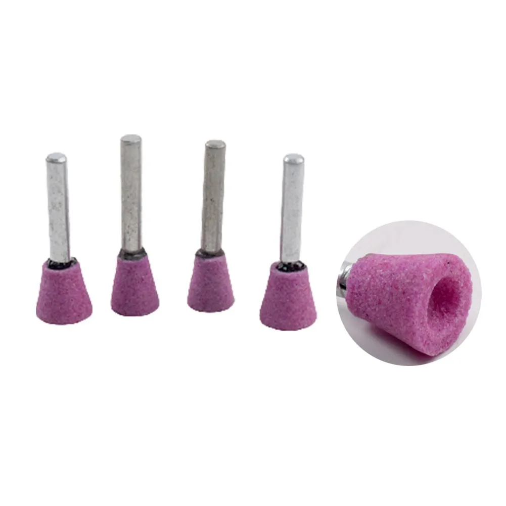 

Rotary Tools Grinding Head 10pcs 14/16mm Head 64mm Length 6mm Shank Abrasive Mounted Stone Chrome Corundum Hot Sale