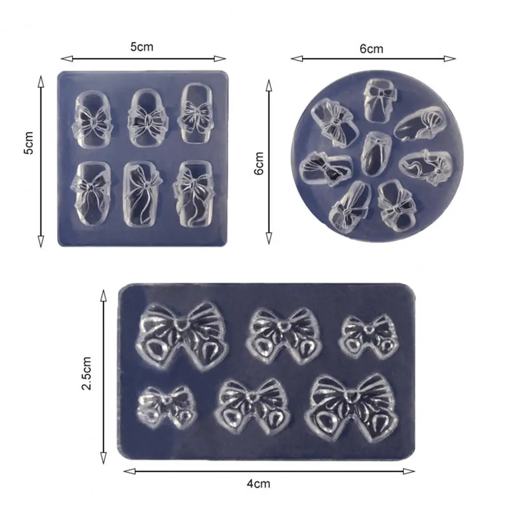 Форма для резьбы в виде банта безопасная Изысканная Толстая трехмерная форма