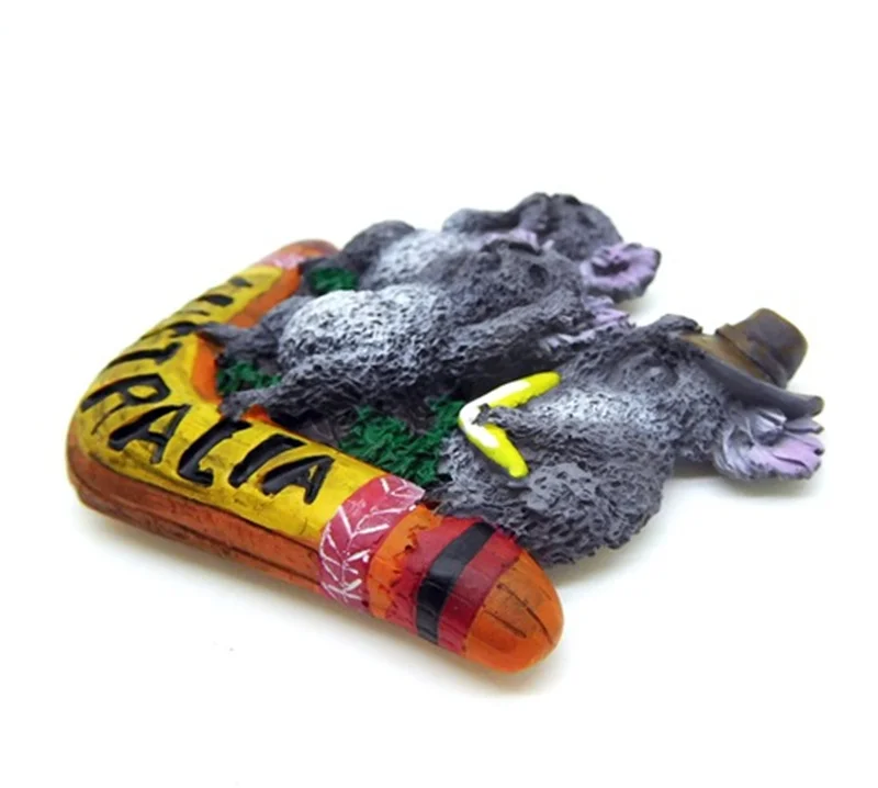 3D Австралийский деревянный магнит на холодильник украшение для дома сувенирная