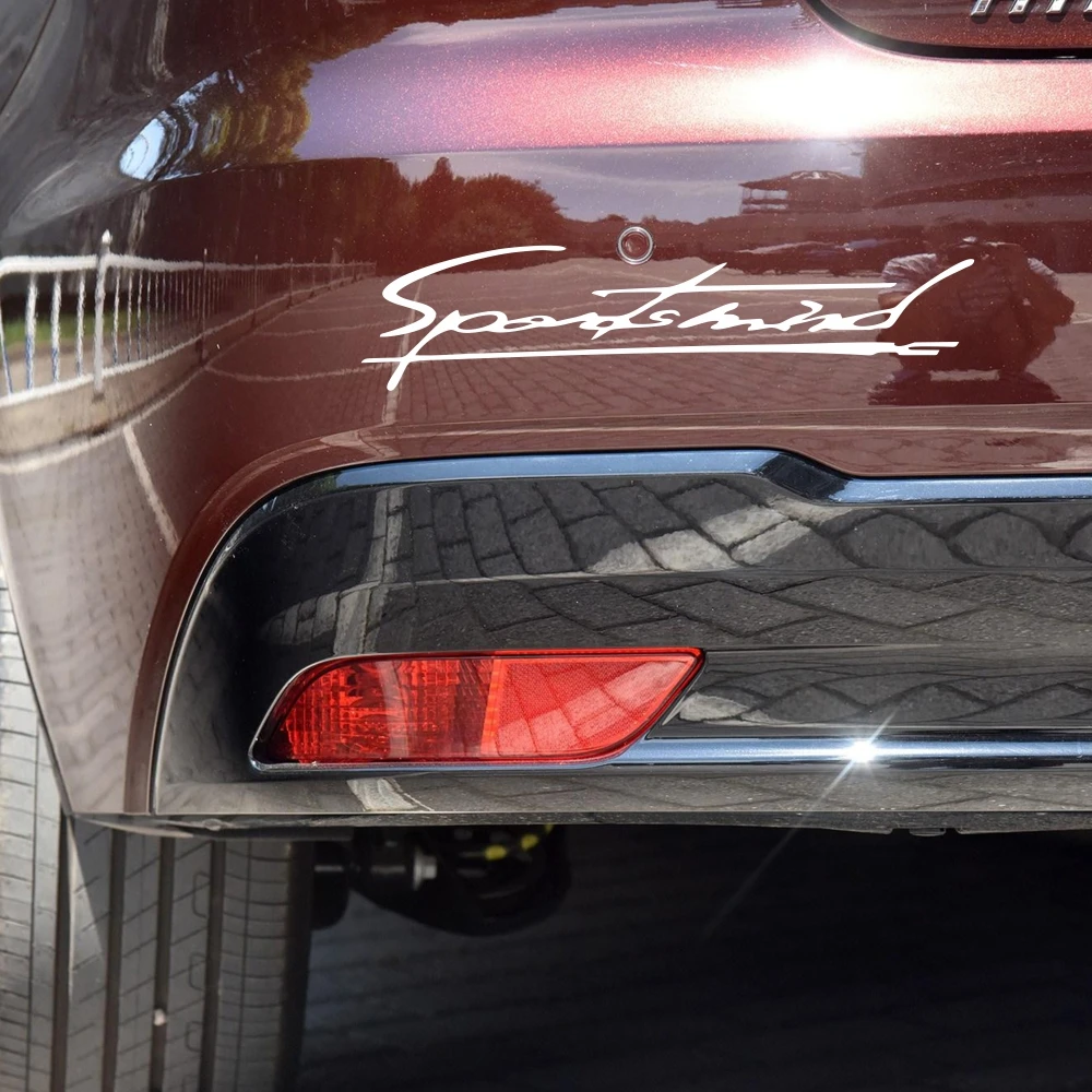 

Personality 'Sports Mind' Car Stickers Car Hood Light Eyebrow Decals Reflective Decoration Automobiles Car Accessories Styling