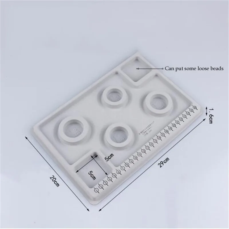 Флокированные бусины доска браслет ожерелье Бисероплетение DIY ювелирных изделий