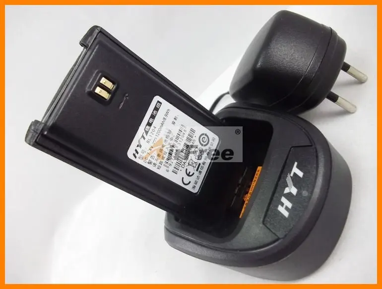 Tanie HYT TC-610 5W Przenośne Radio Dwukierunkowe 1200mAH Standardowa Bateria Przenośne Radio Dwukierunkowe