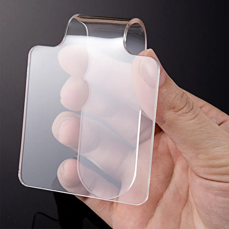 Акриловый Прозрачный Крем для макияжа Жидкая основа палитра теней век