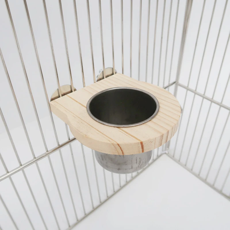 Чашки для кормления птиц контейнер с зажимом аксессуары клетка попугаев