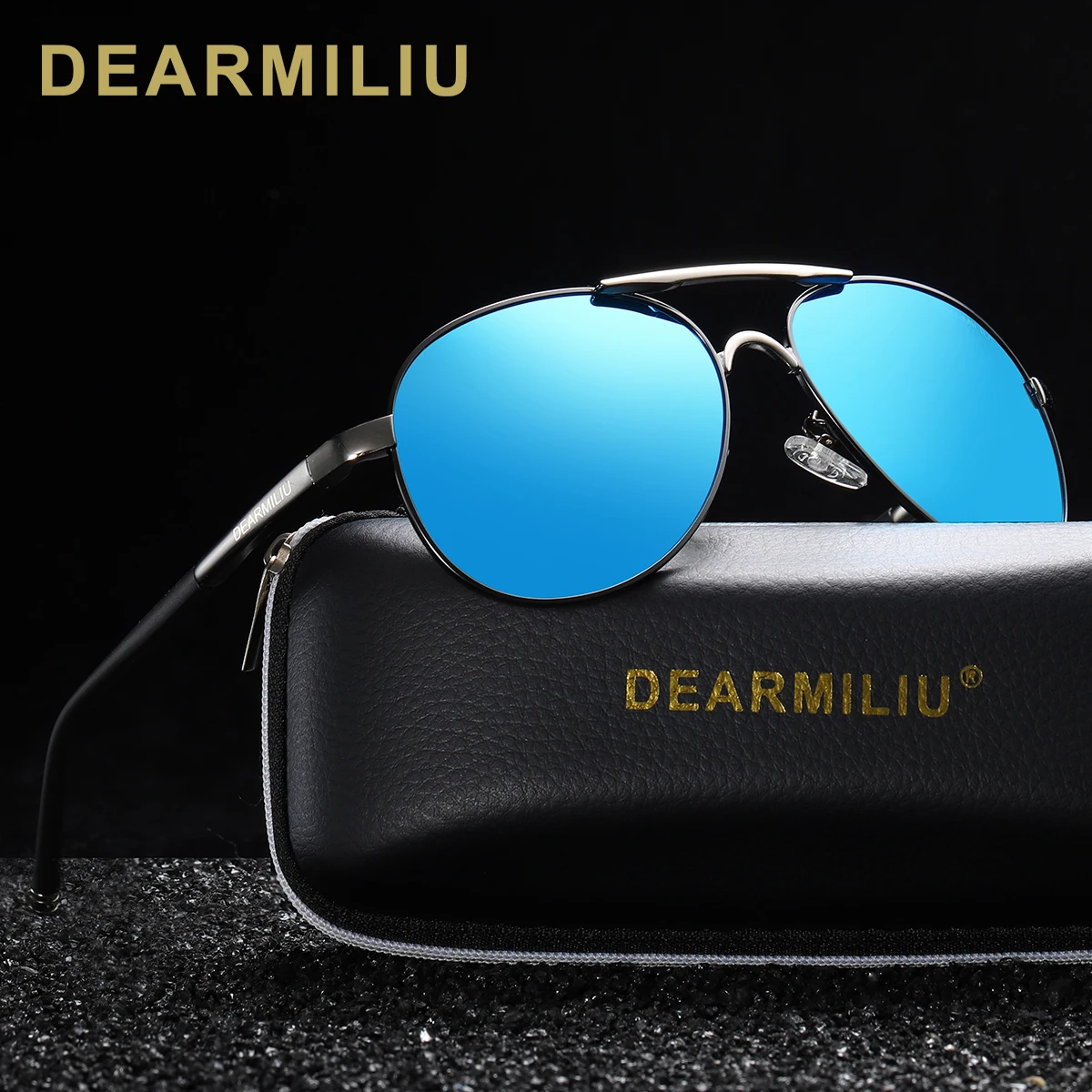 

DEARMILIU Polarized UV 400 men's Sunglasses brand new male cool driving Sun Glasses driving eyewear gafas de sol shades with box