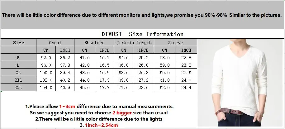 DIMUSI Autumn Men Sweater Casual V-Neck Solid Color Turtleneck Shirt Sweaters Slim Fit Brand Wool Knitted Pullovers Clothing | Мужская