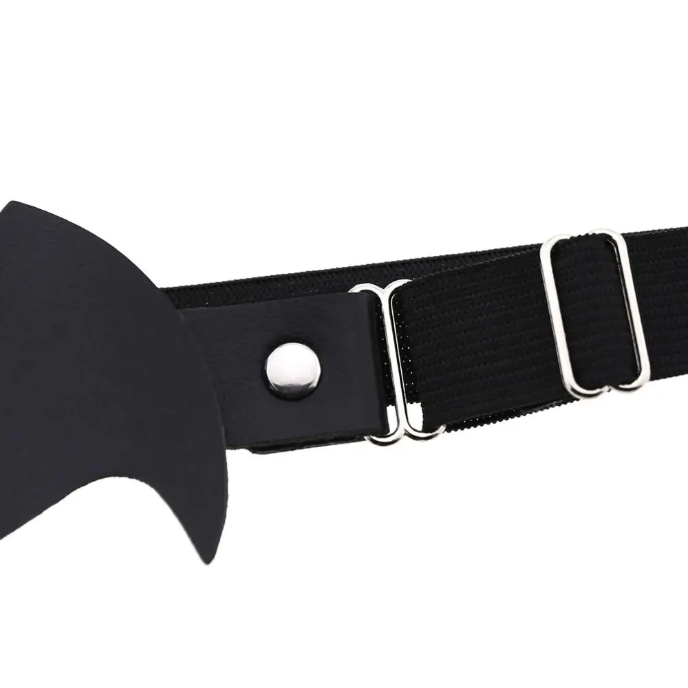 Панк готический сексуальный кожаный эластичный пояс с крыльями летучей мыши
