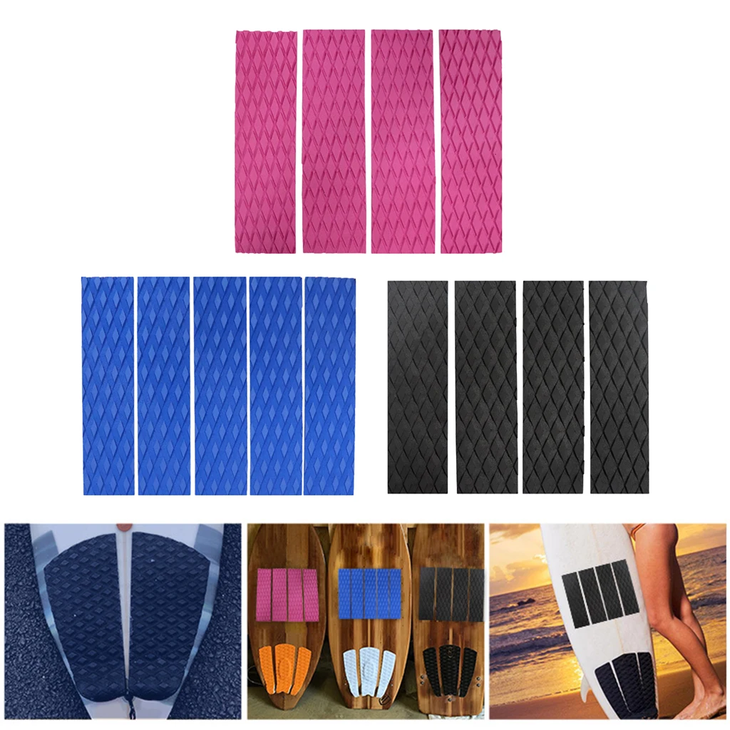 Нескользящая доска для серфинга коврик палубы EVA пена скимборда черный |