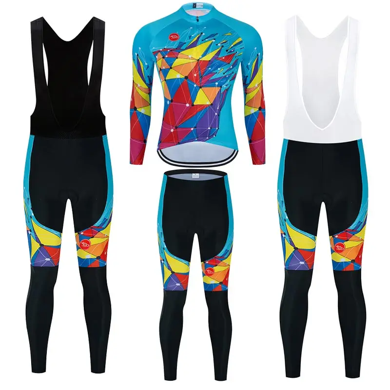 

SUDU SUDO Long Sleeve Cycling Jerseys Set Spring MTB Bicycle Clothes Ropa Maillot Ciclismo Bike Wear Bicycle Clothing Cycling Se