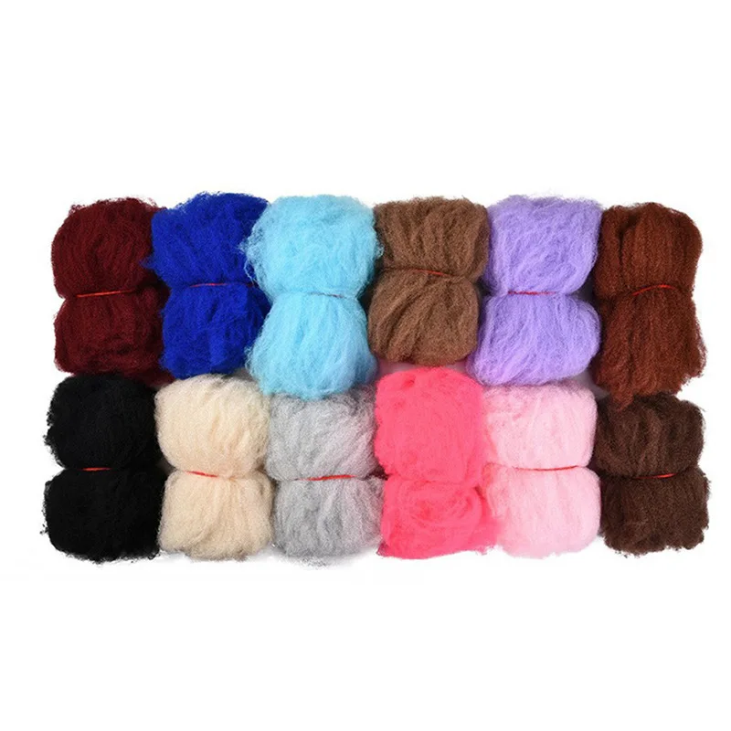 Окрашенные грязные BraidsPile BraidsHair PomponFix ремонтный переиздание космический SilkAfrican