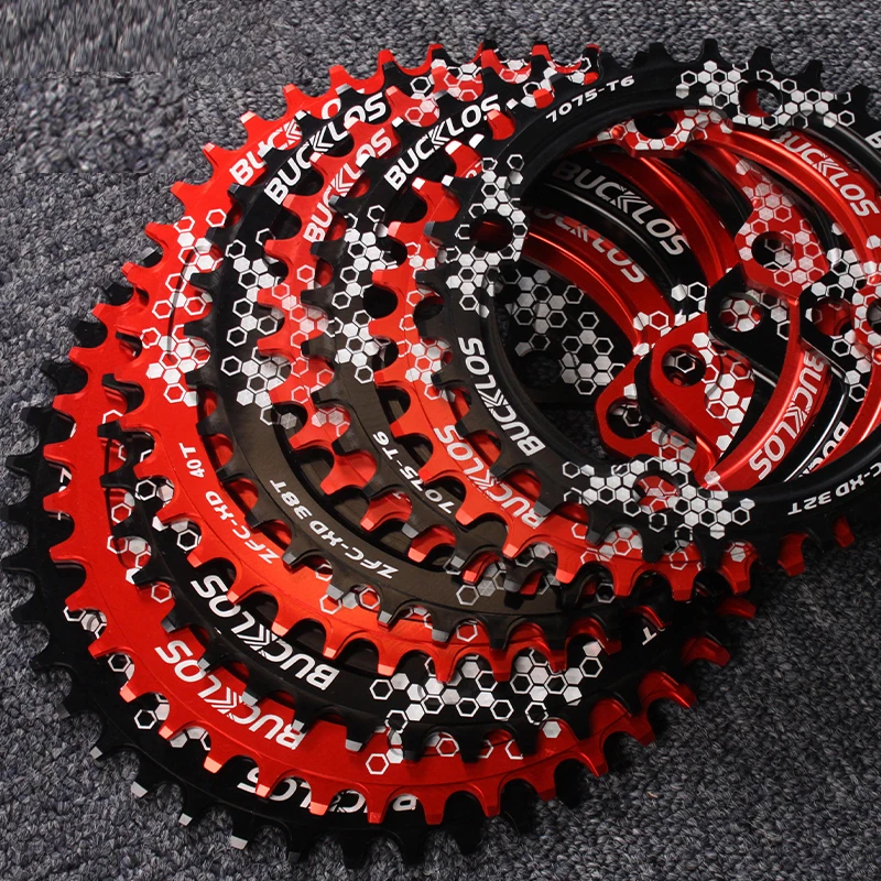 Звезда Звездочка BUCKLOS 104BCD для горного велосипеда узкая широкая женская 32T 34T 36T 38T