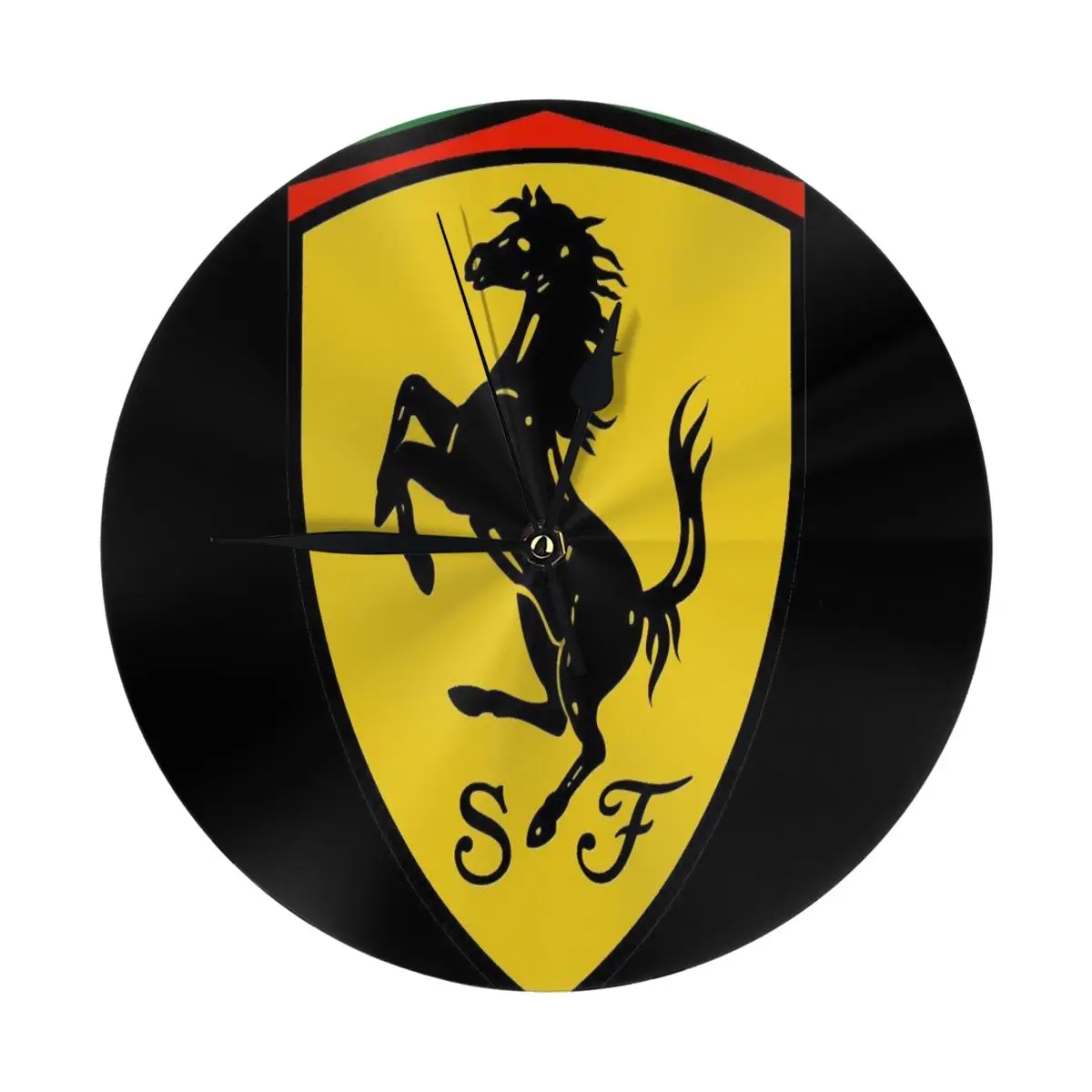 Ferrari Logo 1197 Часы на стену для декора комнаты Часы цифровые подростковое украшение для дома.