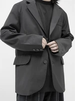mens suit coat spring and autumn new basic gentry british japanese korean simple leisure loose large size coat