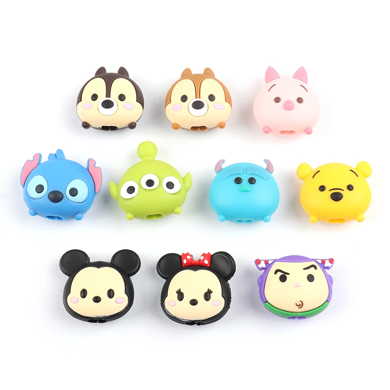 Cute Cartoon Phone USB Cable Protector For Iphone Chompers Cord Animal bite charger wire holder organizer protection | Мобильные